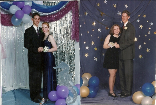 So I have NO PHOTO of our awesome dance date.  Which made me super sad.  But I have these two with Beth and Jenny to prove how awesome Chris was at being a Dance Date!